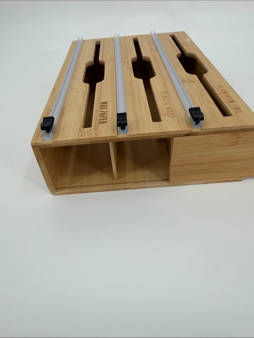 Core Bamboo Kitchen Wrap Dispenser - Natural